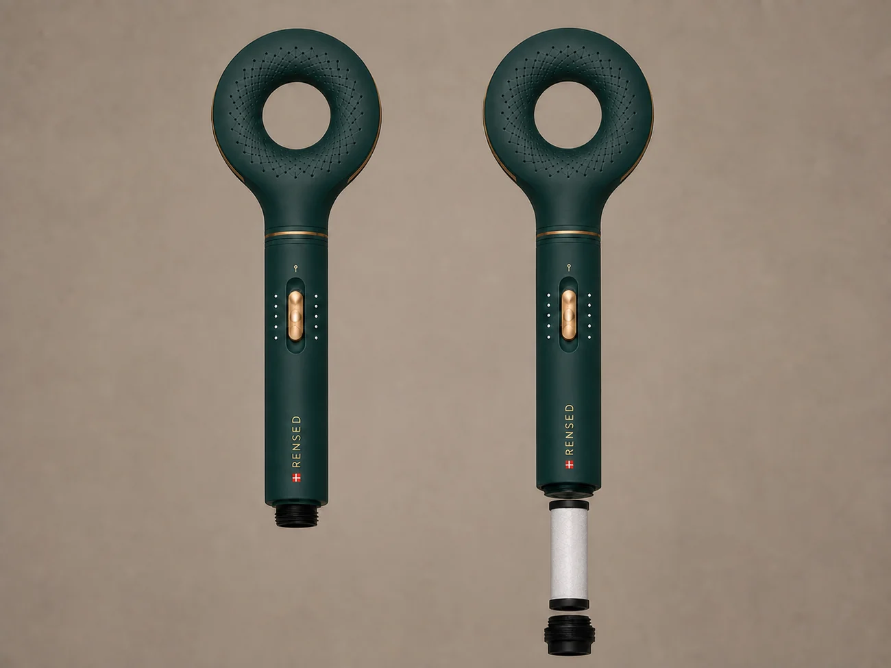 Sol in Petrol Green, closed and with the lower assembly removed